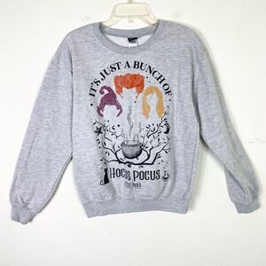 Disney Grey It’s Just a Bunch of Hocus Pocus Graphic Sweatshirt Size S